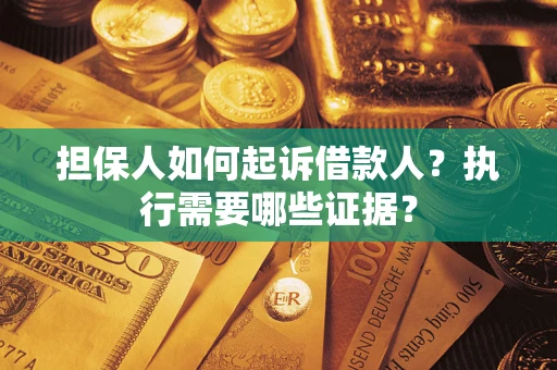 北京担保人如何起诉借款人？执行需要哪些证据？