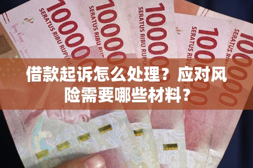北京借款起诉怎么处理？应对风险需要哪些材料？
