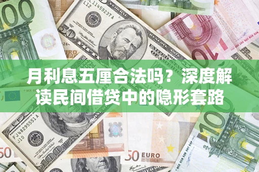 北京月利息五厘合法吗？深度解读民间借贷中的隐形套路