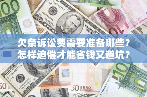 北京欠条诉讼费需要准备哪些？怎样追偿才能省钱又避坑？