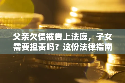 北京父亲欠债被告上法庭，子女需要担责吗？这份法律指南必须看完
