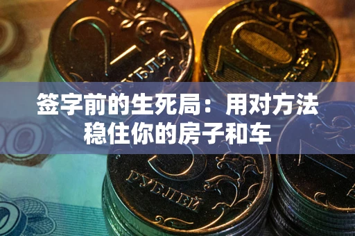 北京签字前的生死局：用对方法稳住你的房子和车