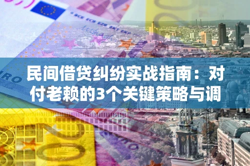 北京民间借贷纠纷实战指南：对付老赖的3个关键策略与调解盲区解析