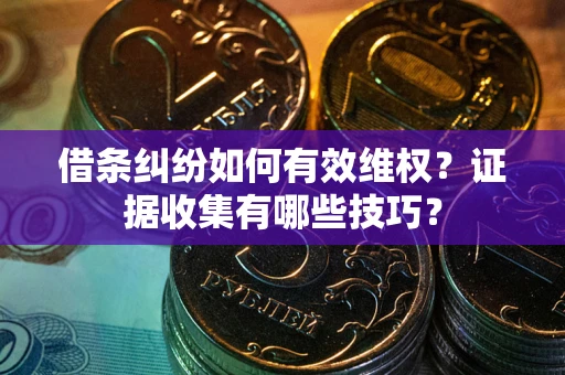 北京借条纠纷如何有效维权？证据收集有哪些技巧？
