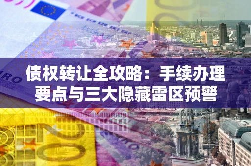 北京债权转让全攻略：手续办理要点与三大隐藏雷区预警