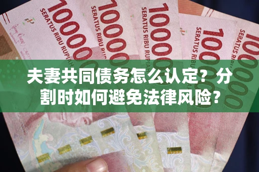 北京夫妻共同债务怎么认定？分割时如何避免法律风险？