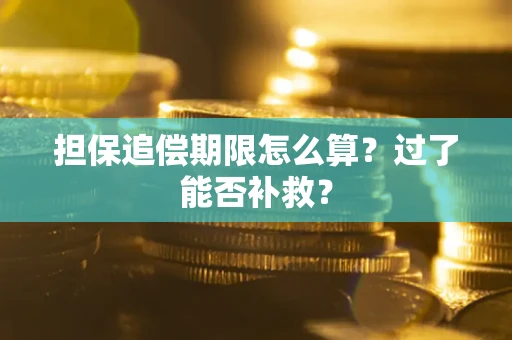 北京担保追偿期限怎么算？过了能否补救？