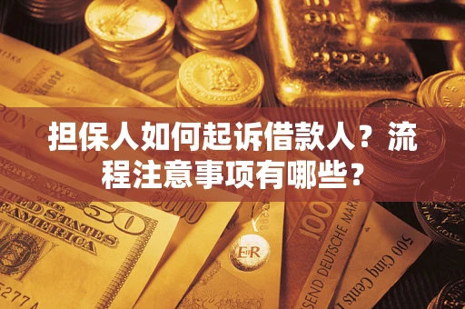 北京担保人如何起诉借款人？流程注意事项有哪些？